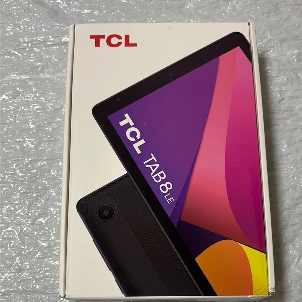 TCL Black Tablet Sleek Design with Vibrant Display